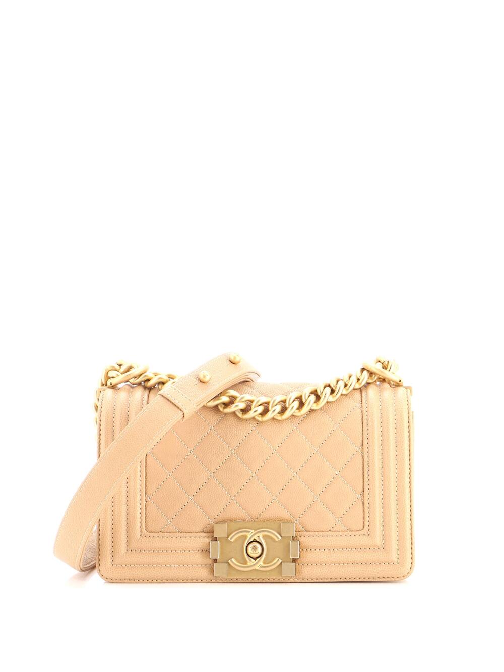 Chanel Boy Flap Bag Quilted Caviar #322622C49B
